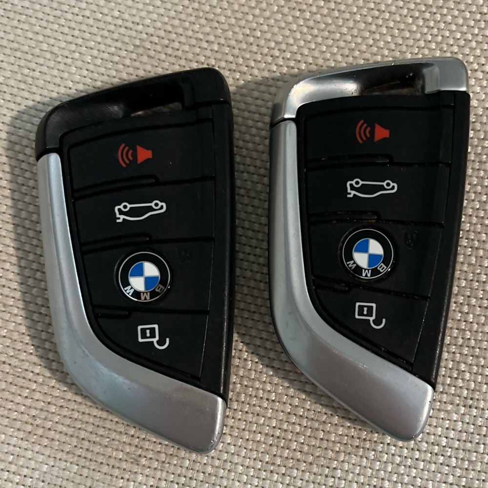 BMW OEM X3 or X5 Key Fobs in Black and Silver